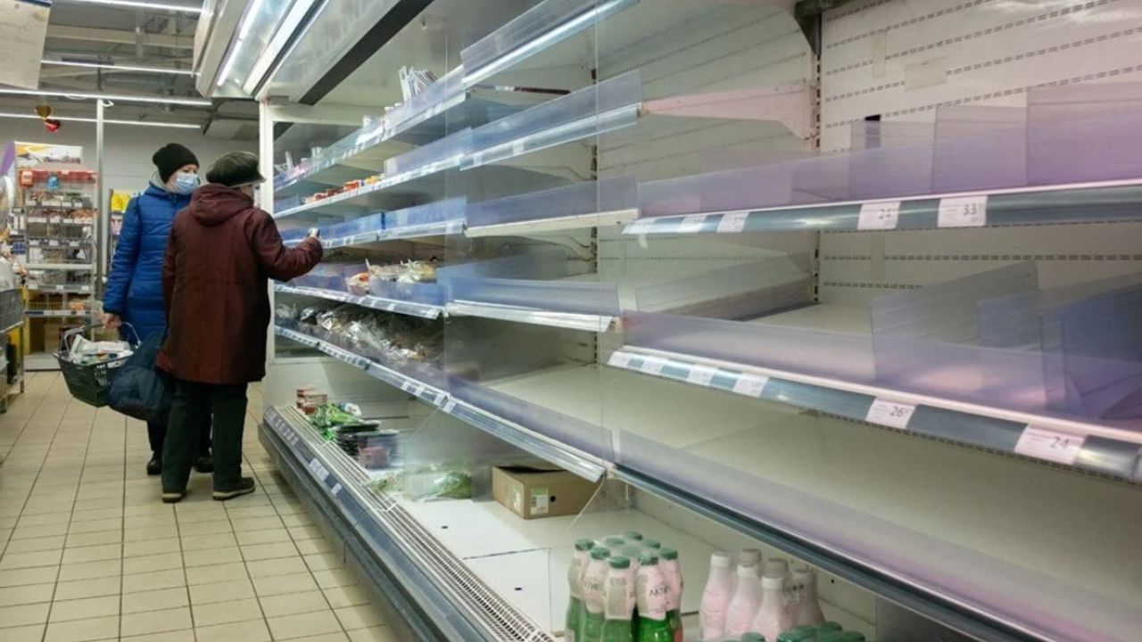 Rusya Ukrayna savaşı dünyada market raflarını boşaltıyor