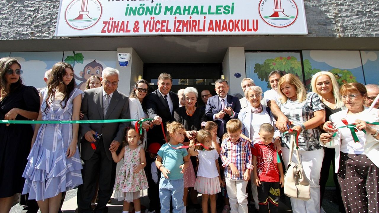 Karşıyaka’da Zühal & Yücel İzmirli Anaokulu açıldı
