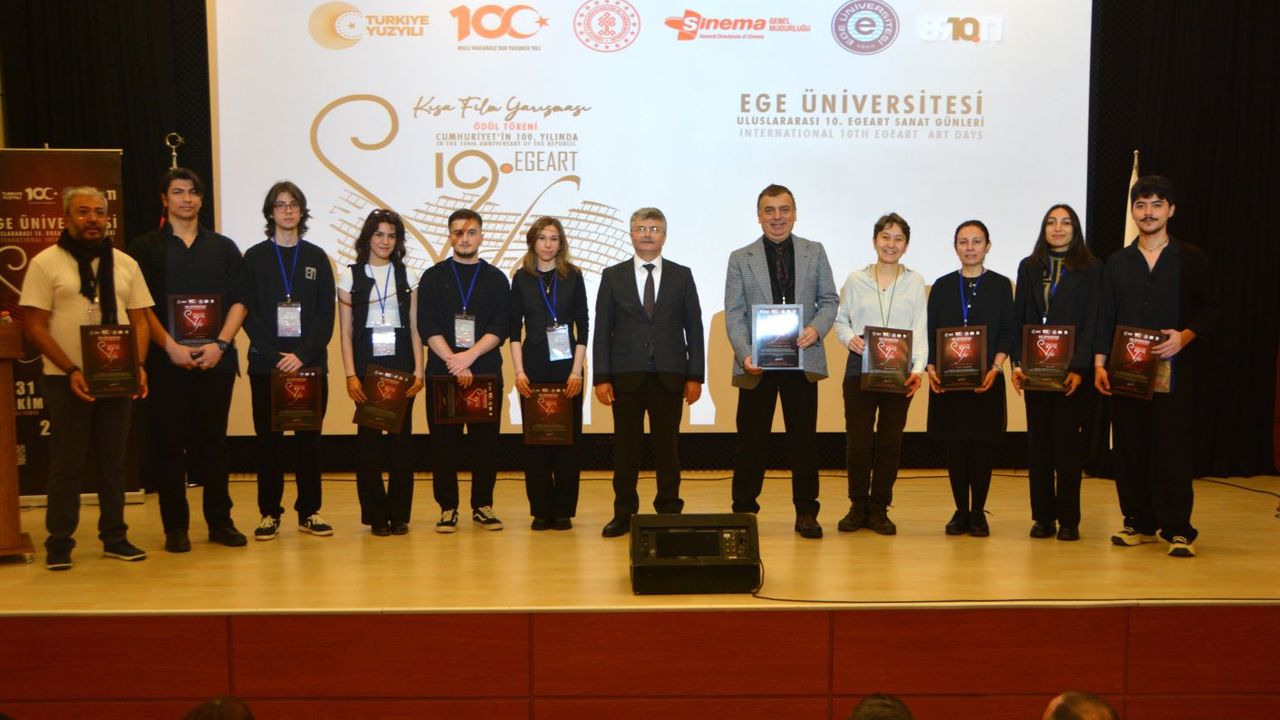 EÜ 10. Uluslararası EgeArt Sanat Günleri ‘Kısa Film Yarışması’nın ödülleri sahiplerini buldu
