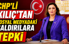 CHP’li Kılıç’tan Sosyal Medyadaki Saldırılara Tepki