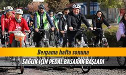 Bergama sağlık için pedala bastı