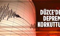 Düzce'de 5 büyüklüğünde deprem korkuttu