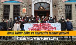 Kınıklı öğrenciler Ankara'da tanıtım günlerine katıldı.