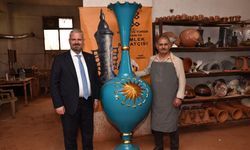 Menemen’den Cumhurbaşkanlığına dev vazo