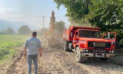 Beydağ'da asfalt kaplama çalışmaları