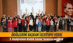 9. Karabağlar Belediyesi Başöğretmen Atatürk Satranç Turnuvası sona erdi