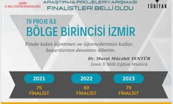 TÜBİTAK 2204 - A Lise öğrencileri araştırma projeleri yarışmasında İzmir bölge birincisi oldu