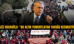 Aziz Kocaoğlu: "Bu Altın Yumurtlayan Tavuğu Kesmektir"