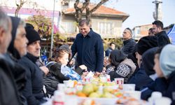 Yılın son gününde Başkan'la dayanışma sofrasında buluştular