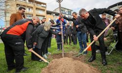 Buca’da 6 Şubat’ta kaybedilenler fidanlarla anıldı
