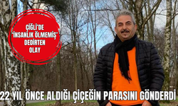 Çiğli'de 'İnsanlık Ölmemiş' Dedirten Olay. 22 Yıl Önce Alınan Nergisin Bedeli Bugün Ödendi