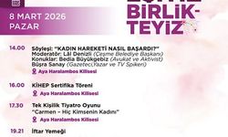 Çeşme’de 8 Mart Dünya Kadınlar Günü iki gün boyunca etkinliklerle kutlanacak