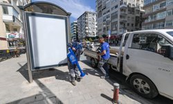 ESHOT’tan duraklarda temizlik hareketi