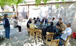 Başkan Çiçek Sahada