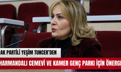 AK PARTİLİ YEŞİM TUNCER’DEN CEMEVİ VE KAMER GENÇ PARKI İÇİN ÖNERGE