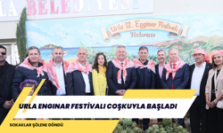 Urla Enginar Festivali Coşkuyla Başladı: Sokaklar Şölene Döndü