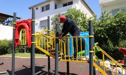 Menderes’te Parklar Yenileniyor