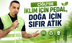 Çiğli’de İklim İçin Pedal, Doğa İçin Sıfır Atık