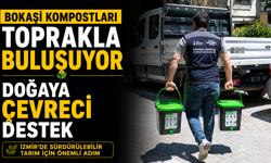 Bokaşi kompostları toprakla buluşuyor
