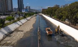 Dere yataklarında temizlik mesaisi kesintisiz sürüyor
