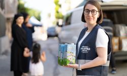 Binlerce çocuğa süt desteği başladı