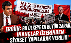 ERGÜN: “BU ÜLKEYE EN BÜYÜK ZARAR, İNANÇLAR ÜZERİNDEN SİYASET YAPILARAK VERİLİR