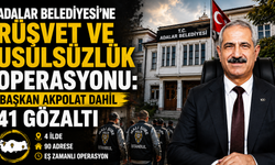 Adalar Belediyesi'ne Rüşvet ve Usulsüzlük Operasyonu: Başkan Akpolat Dahil 41 Gözaltı