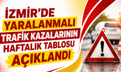 İzmir’de Yaralanmalı Trafik Kazalarının Haftalık Tablosu Açıklandı