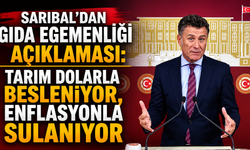 Sarıbal’dan gıda egemenliği açıklaması: Tarım dolarla besleniyor, enflasyonla sulanıyor