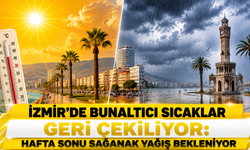 İzmir’de Bunaltıcı Sıcaklar Geri Çekiliyor: Hafta Sonu Sağanak Yağış Bekleniyor