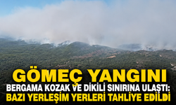 Gömeç Yangını Bergama Kozak ve Dikili Sınırına Ulaştı: Bazı Yerleşim Yerleri Tahliye Edildi