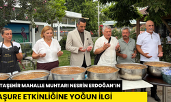 ATAŞEHİR MAHALLE MUHTARI NESRİN ERDOĞAN’IN AŞURE ETKİNLİĞİNE YOĞUN İLGİ