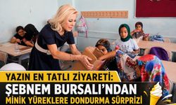 Yazın En Tatlı Ziyareti: Şebnem Bursalı’ndan Minik Yüreklere Dondurma Sürprizi