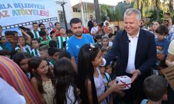 Urla’da çocuklar yaz atölyeleriyle hem eğlendi hem öğrendi
