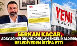 SERKAN KAÇAR, ADAYLIĞININ ÖNÜNE KONULAN ENGELİ KALDIRDI; BELEDİYEDEN İSTİFA ETTİ