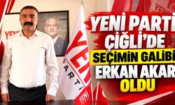 YENİ PARTİ ÇİĞLİ’DE SEÇİMİN GALİBİ ERKAN AKAR OLDU