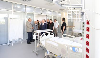 DEÜ HASTANESİ YOĞUN BAKIM ÜNİTESİ YENİLENDİ:  YATAK KAPASİTESİ 34’E YÜKSELDİ!