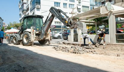 Bostanlı Cemal Bülbül Sokak’ta yenileme hamlesi başladı