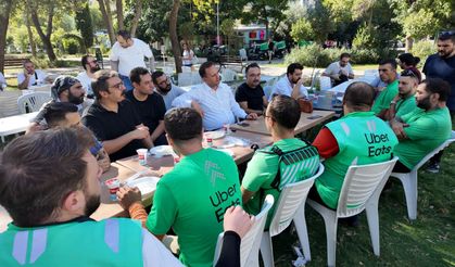 Bornova’da Moto Kuryeler buluşması