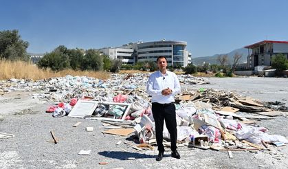Bornova’da kaçak molozla topyekün mücadele