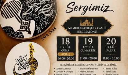 SAFA ÇİÇEK VE ÖĞRENCİLERİ “HARFİN İZİNDE” SANATSEVERLERLE BULUŞUYOR