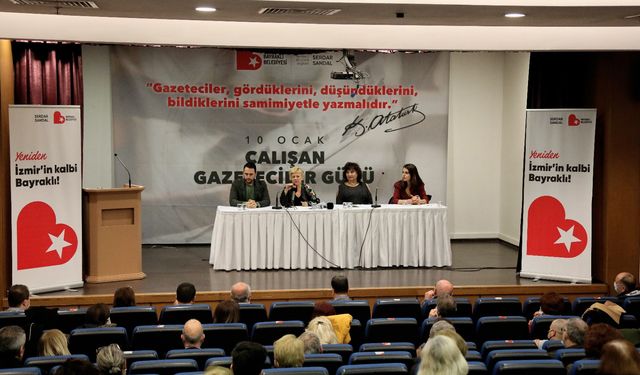 Gazetecilerin sorunları Bayraklı’da konuşuldu