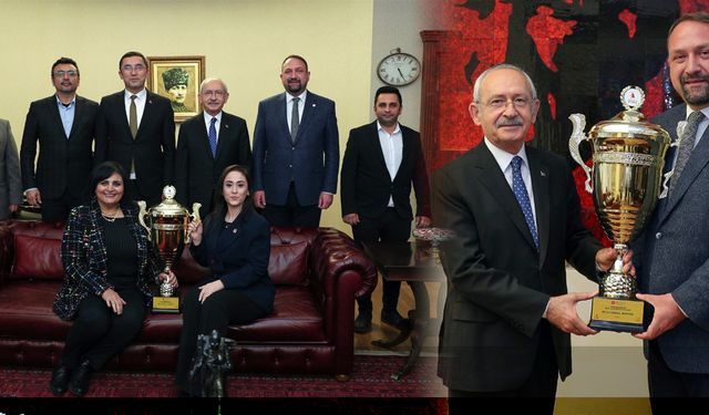 Gümrükçü kupayı Kılıçdaroğlu'na götürdü