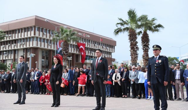 Aliağa’da Atatürk'ü Anma, Gençlik ve Spor Bayramı Coşkusu