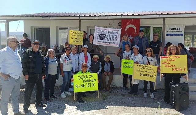 Karaburun’daki Ges eylemlerinde yeni durak Parlak Köyü