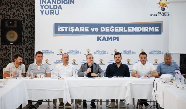AK Parti İzmir’de kamp bitti;  Alınan kararları Başkan Sürekli açıkladı