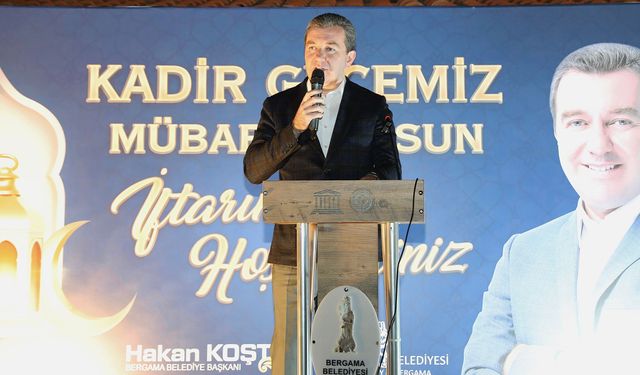 Bergama’da 2 bin kişi ile iftar sofrası