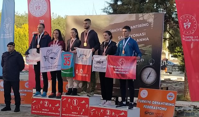 Bostanlıspor Oryantiring’de Türkiye Şampiyonu