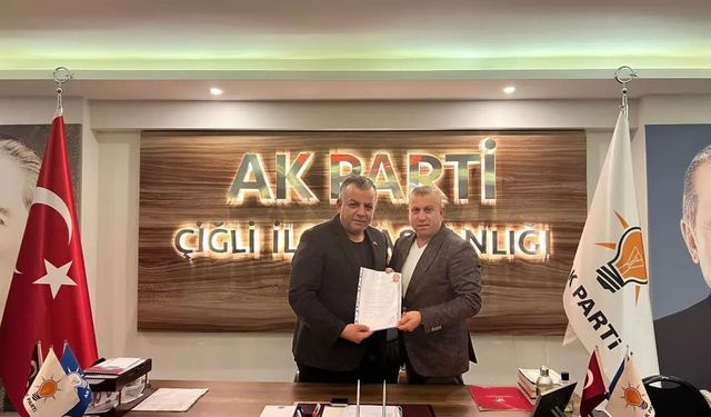 AK Parti Çiğli’de Tok, Meclis Üyeliği Aday Adaylığı dosyasını verdi
