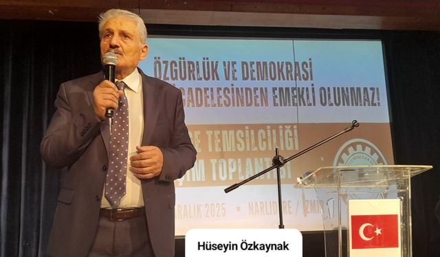 DİSK Devrimci Emekliler Sendikası'nın "Ege Bölge Baştemsilci Seçimi" yapıldı.